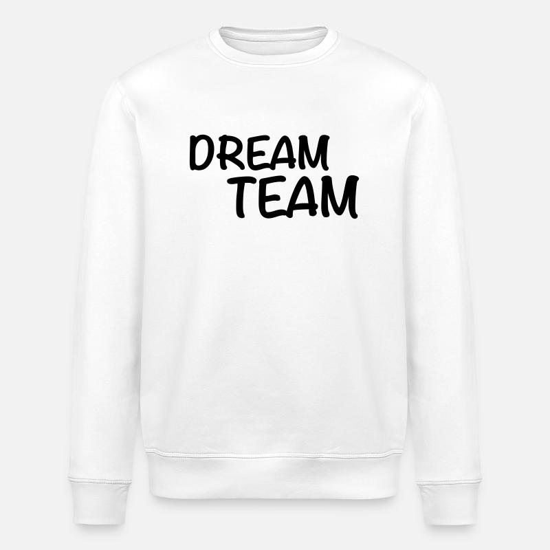 Dream Team - Stanley/Stella ROLLER Unisex Organic Sweatshirt - white