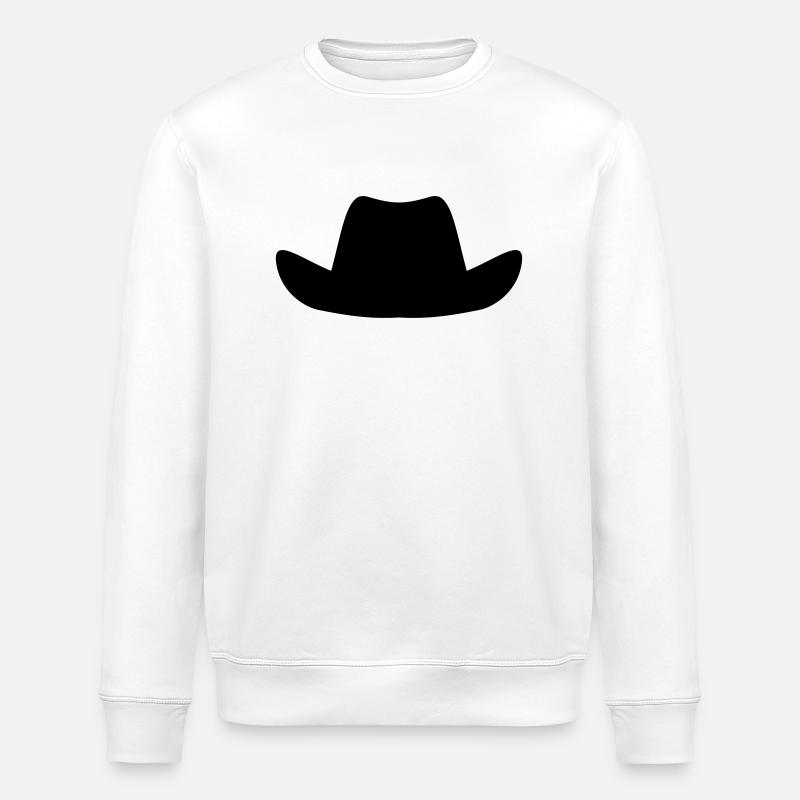 Cowboy - Stanley/Stella Unisex Bio-Sweatshirt ROLLER - Weiß