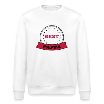 Best pappa 111 - Stanley/Stella Unisex Bio-Sweatshirt ROLLER - Weiß - Vorne - Nik (191cm)
