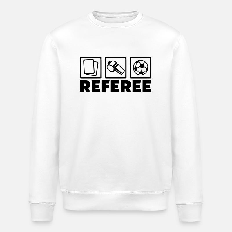 Referee - Stanley/Stella ROLLER Unisex Organic Sweatshirt - white