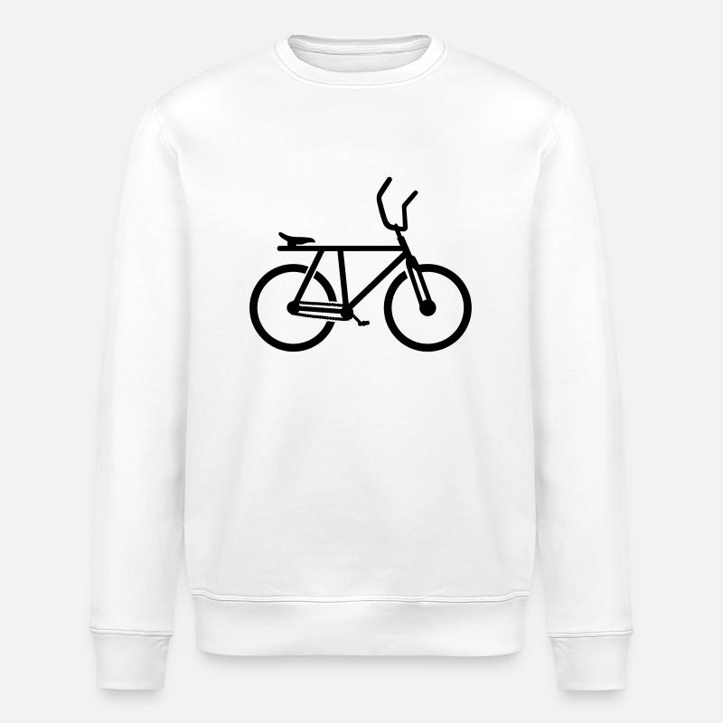 Cycle ball - Stanley/Stella ROLLER Unisex Organic Sweatshirt - white