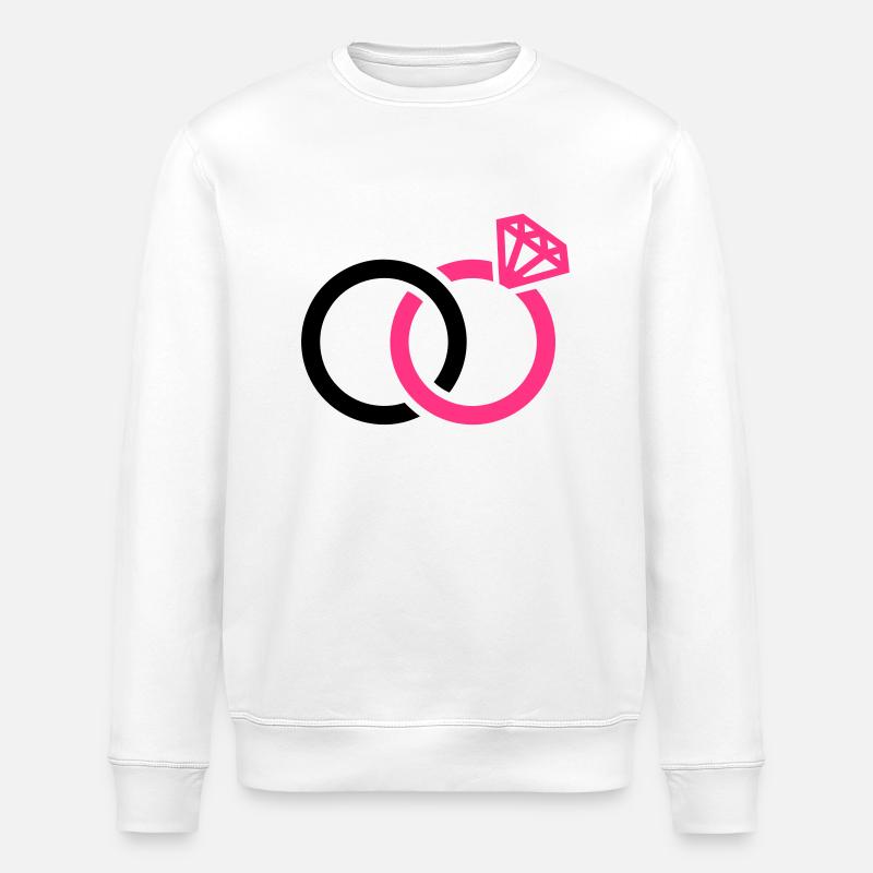 Ringe - Stanley/Stella Unisex Bio-Sweatshirt ROLLER - Weiß
