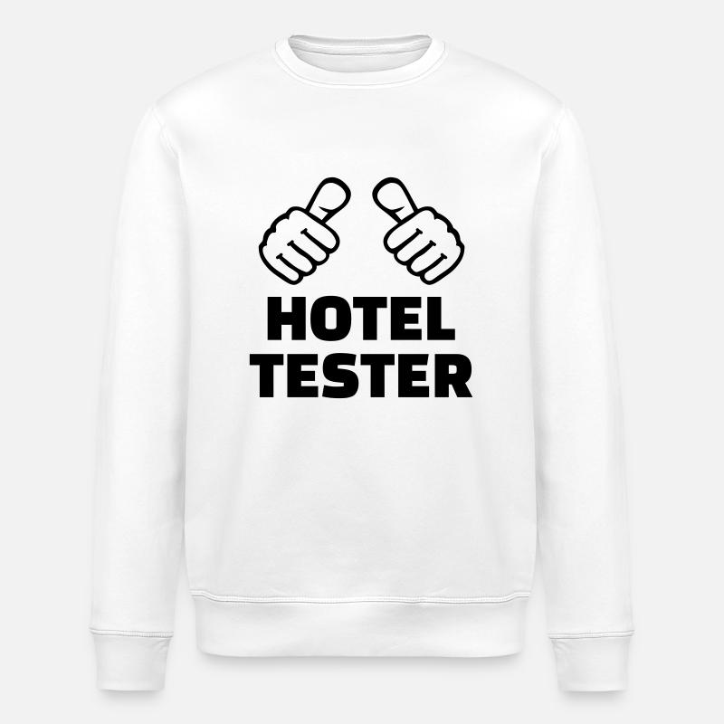 Hotel tester - Sweat bio ROLLER Stanley/Stella Unisexe - blanc