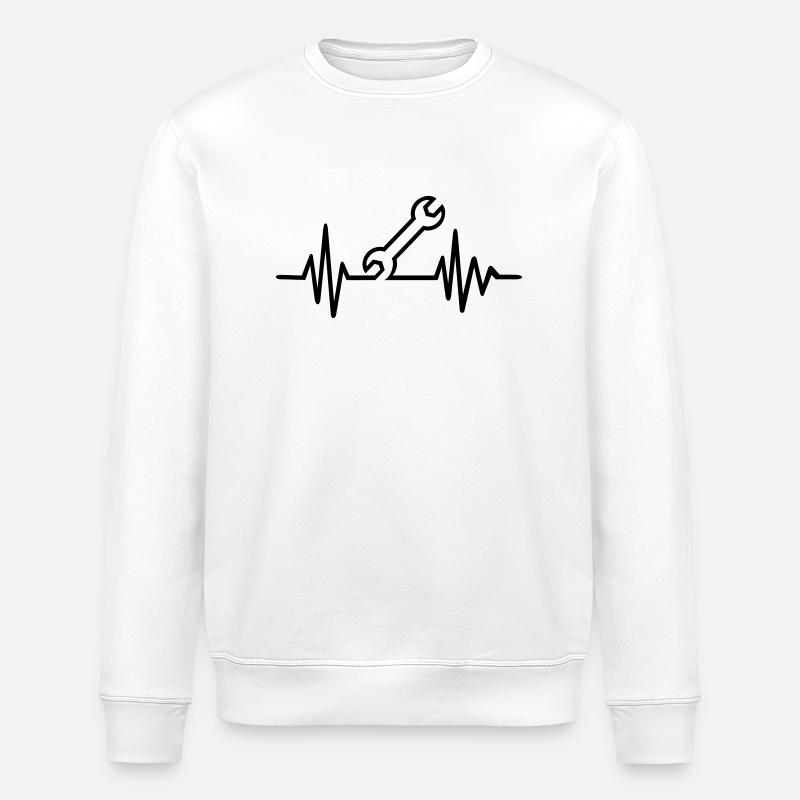 Mechaniker - Stanley/Stella Unisex Bio-Sweatshirt ROLLER - Weiß