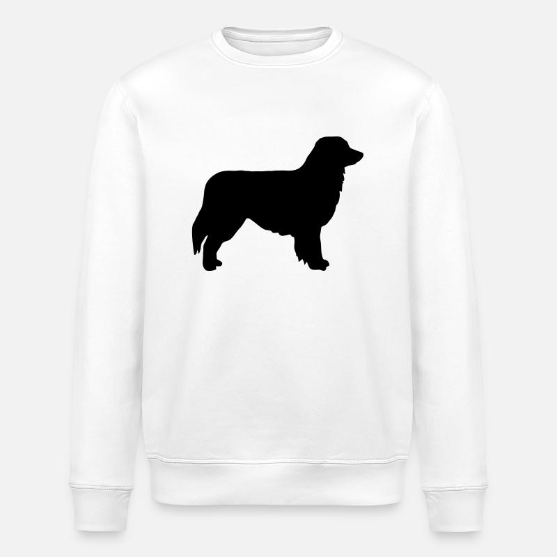 Australian Shepherd - Stanley/Stella ROLLER Unisex Organic Sweatshirt - white
