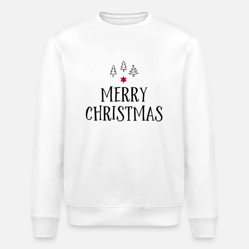 Weihnachten - Stanley/Stella Unisex Bio-Sweatshirt ROLLER - Weiß