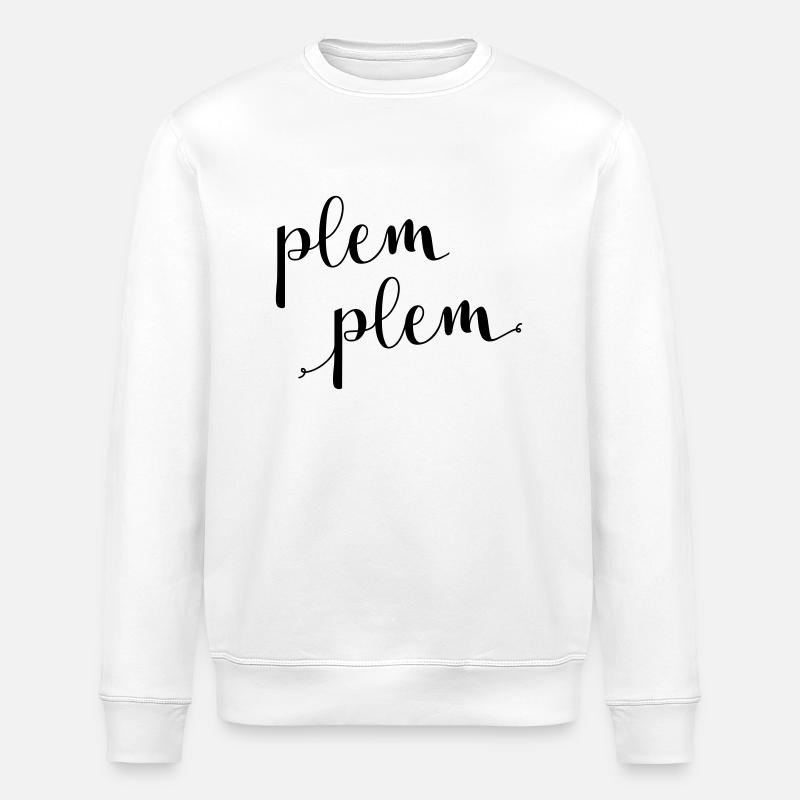 plem plem - Stanley/Stella Unisex Bio-Sweatshirt ROLLER - Weiß