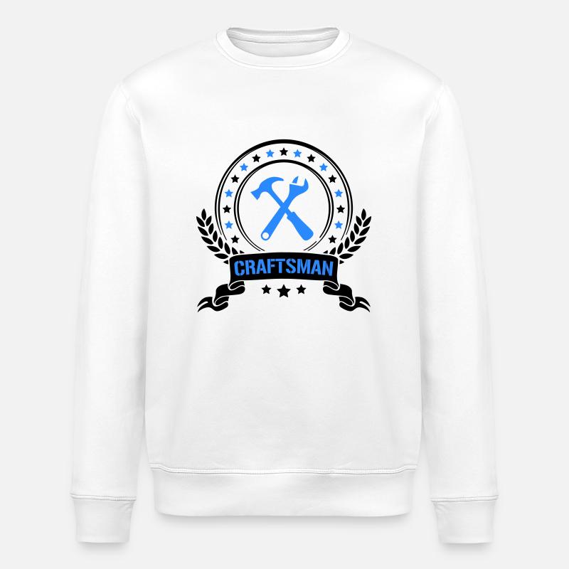 artisan - Sweat bio ROLLER Stanley/Stella Unisexe - blanc