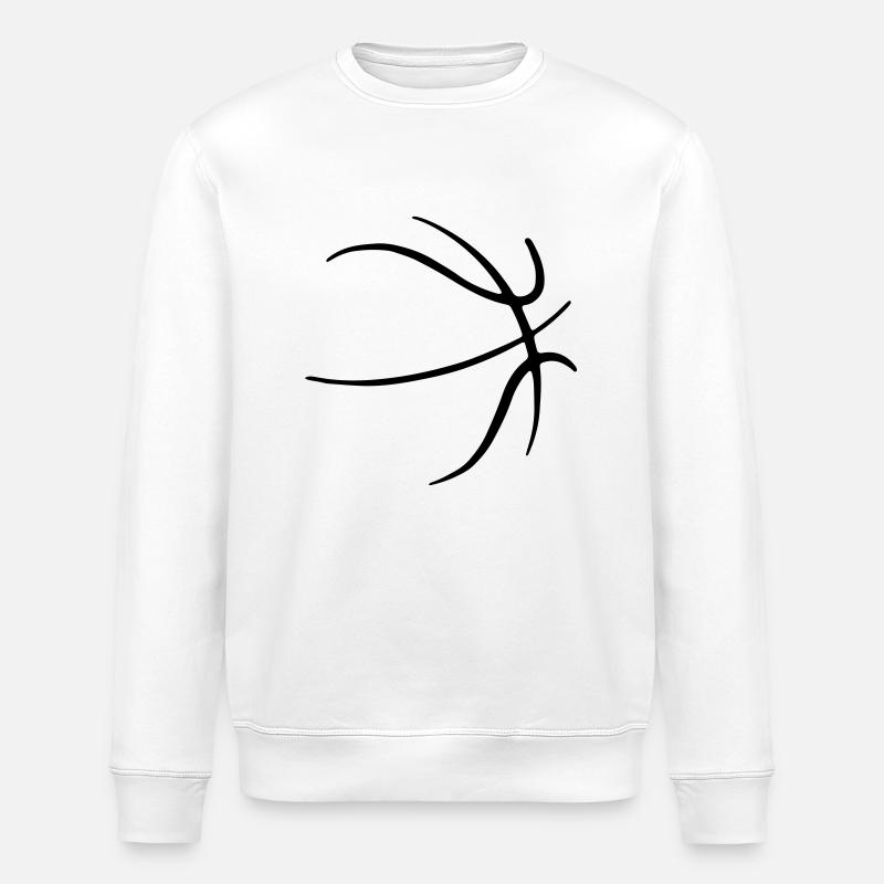 Basket-ball - Sweat bio ROLLER Stanley/Stella Unisexe - blanc