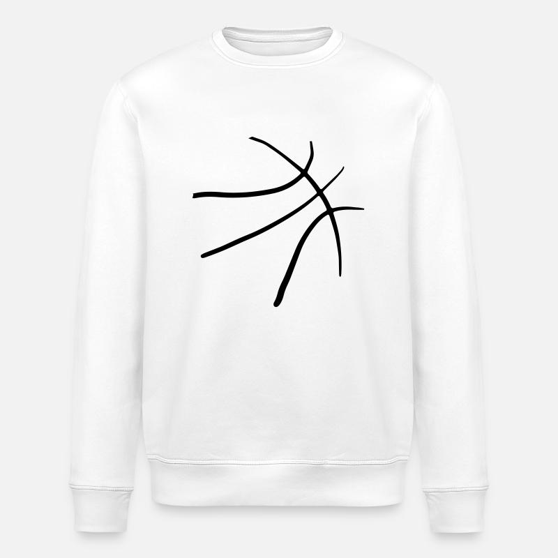 Basketball 51 - Stanley/Stella Unisex Bio-Sweatshirt ROLLER - Weiß