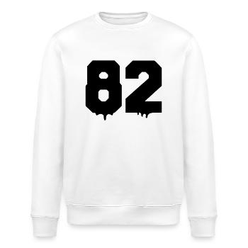 82 - Stanley/Stella Unisex Bio-Sweatshirt ROLLER - Weiß - Vorne - Nik (191cm)