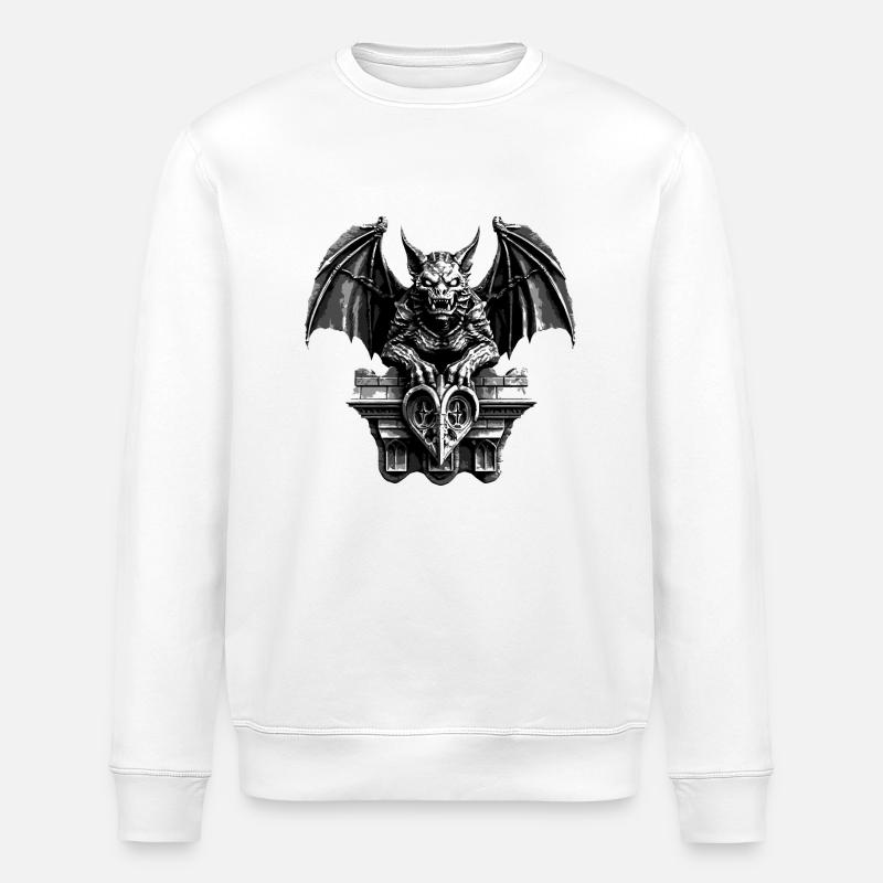 Gargoyle 1 - Stanley/Stella Unisex Bio-Sweatshirt ROLLER - Weiß