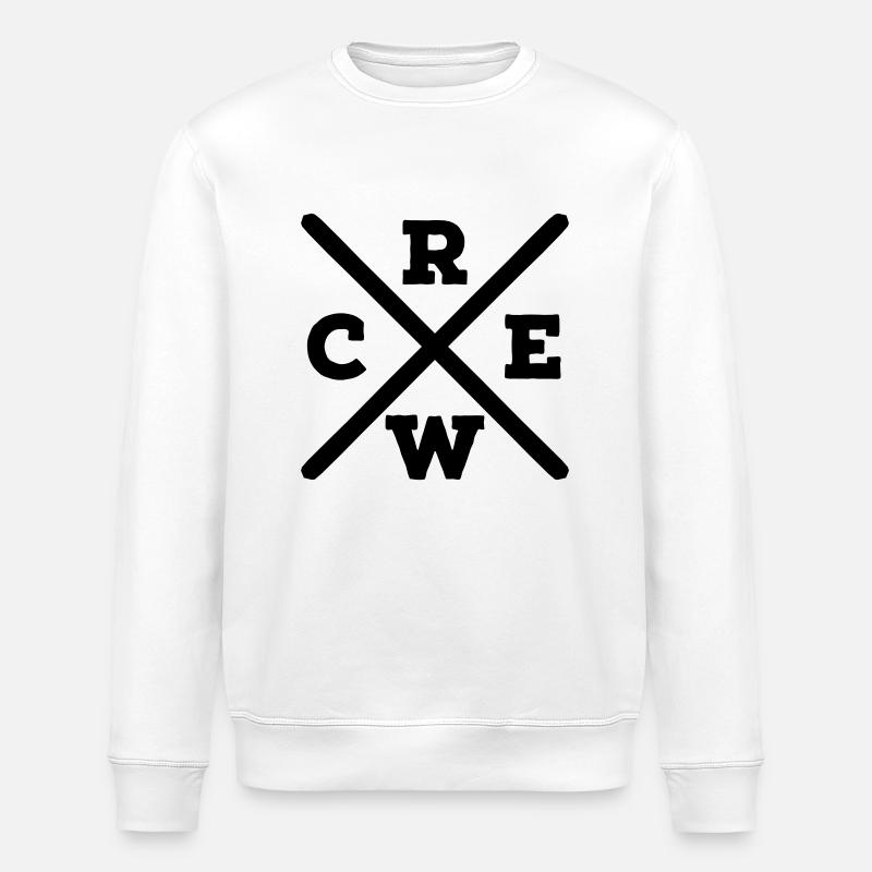 Équipage - Sweat bio ROLLER Stanley/Stella Unisexe - blanc