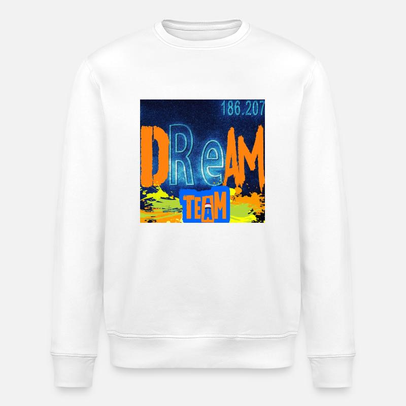 DREAM TEAM - Sweat bio ROLLER Stanley/Stella Unisexe - blanc