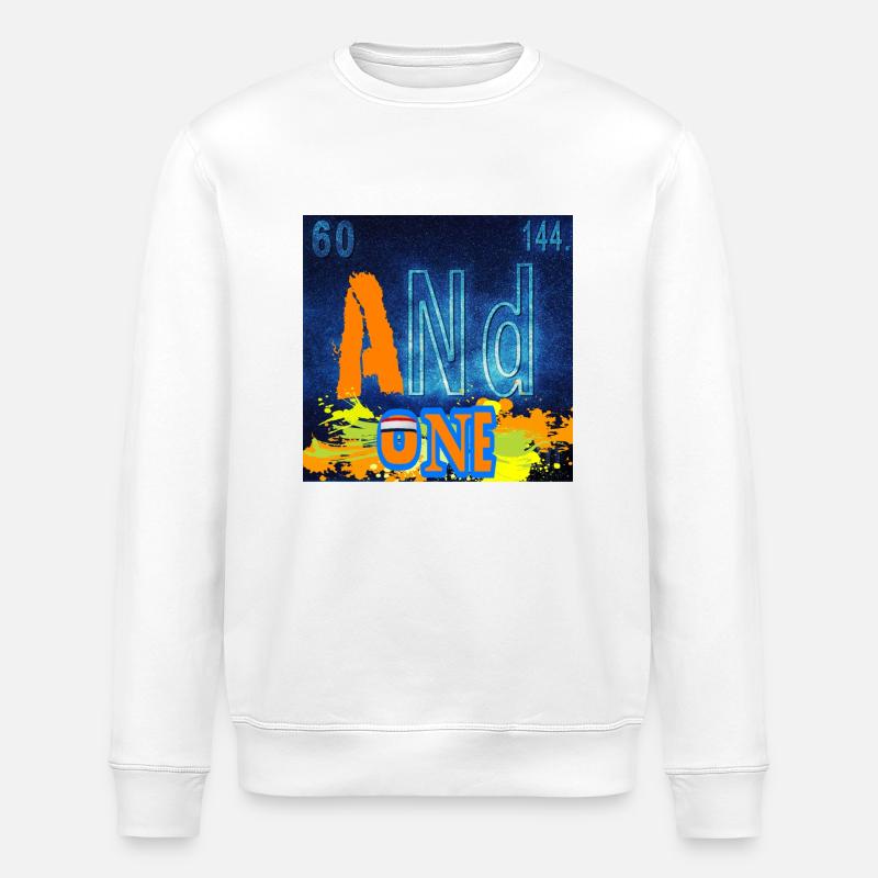 UND EINE CHEMIE - Stanley/Stella Unisex Bio-Sweatshirt ROLLER - Weiß