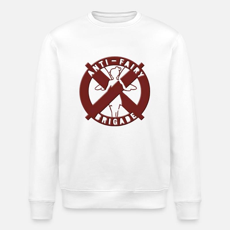 Anti-Feen-Brigade - Stanley/Stella Unisex Bio-Sweatshirt ROLLER - Weiß