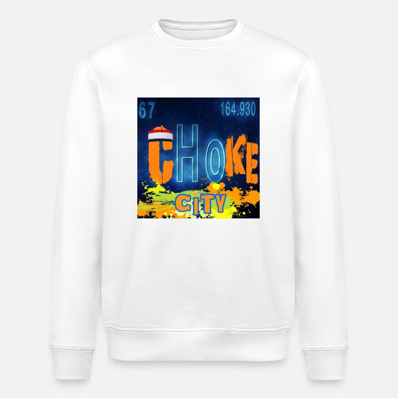 CHOKE chemistry - Sweat bio ROLLER Stanley/Stella Unisexe - blanc