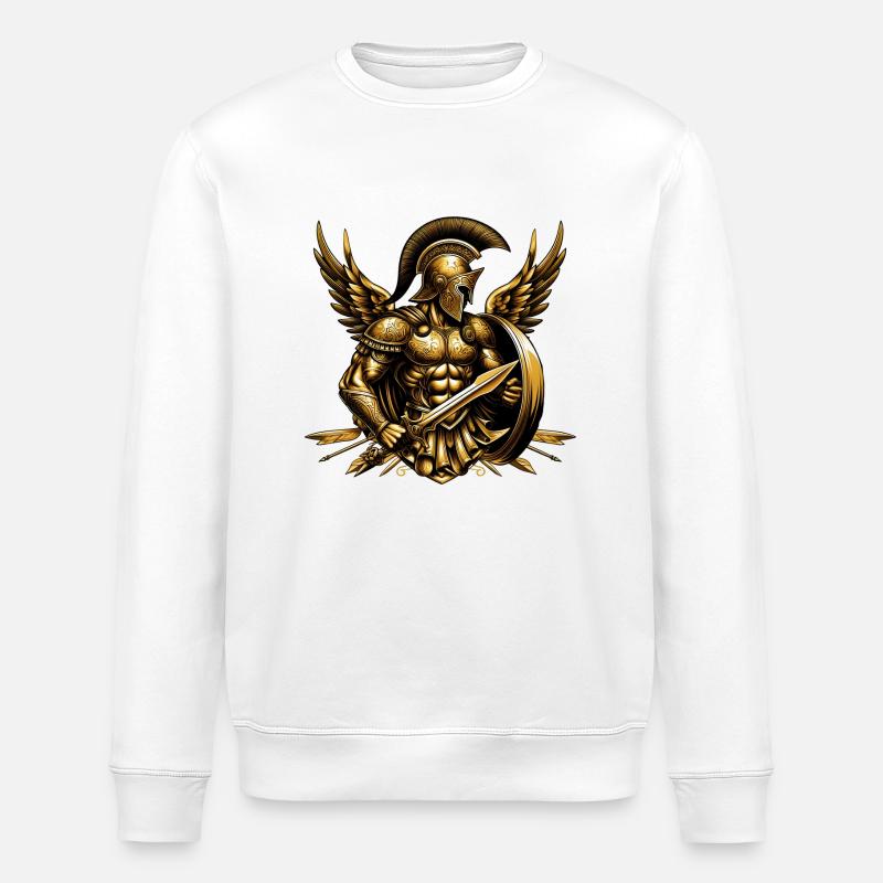 Achille - Sweat bio ROLLER Stanley/Stella Unisexe - blanc