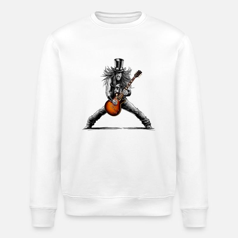 Inferno-Riffs - Stanley/Stella Unisex Bio-Sweatshirt ROLLER - Weiß