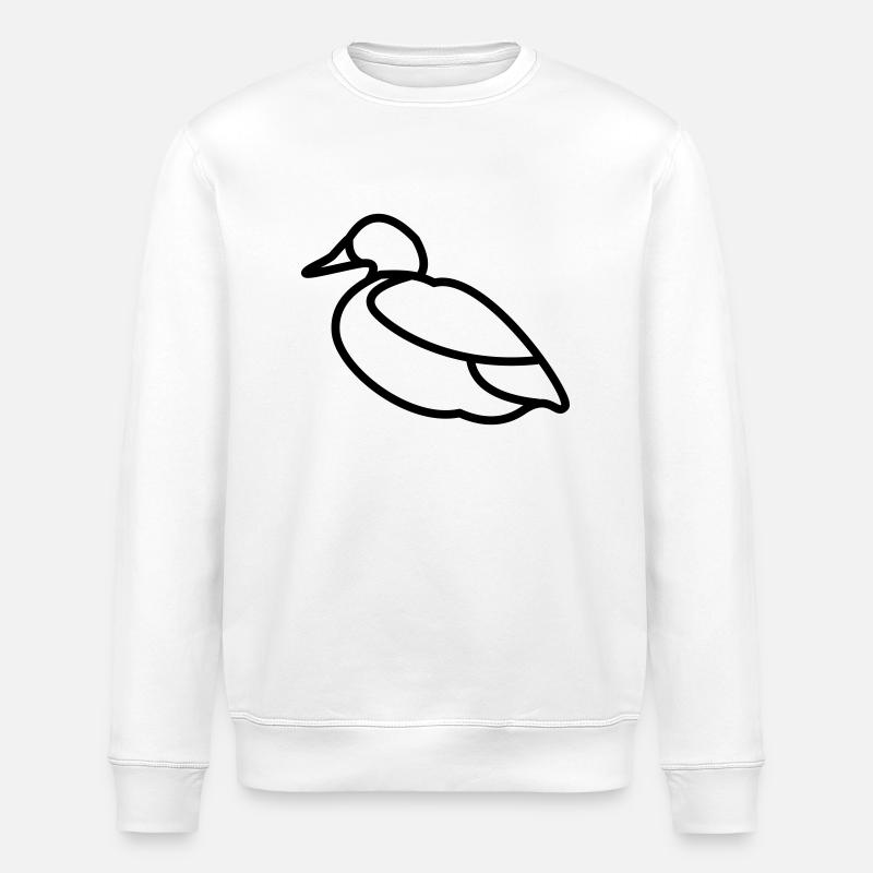 Duck - Stanley/Stella ROLLER Unisex Organic Sweatshirt - white