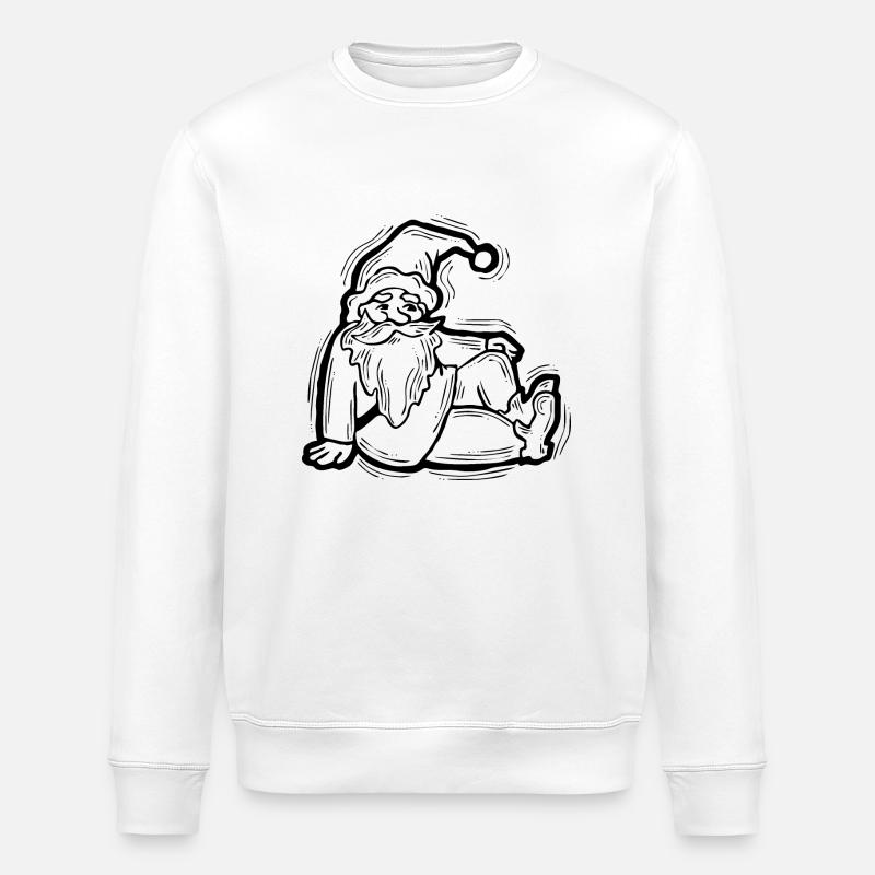 Weihnachtsmann - Stanley/Stella Unisex Bio-Sweatshirt ROLLER - Weiß