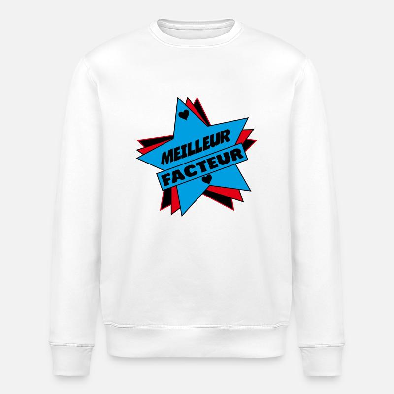 BESTER FAKTOR - Stanley/Stella Unisex Bio-Sweatshirt ROLLER - Weiß
