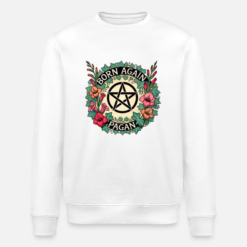 Wiedergeborener Heide - Stanley/Stella Unisex Bio-Sweatshirt ROLLER - Weiß