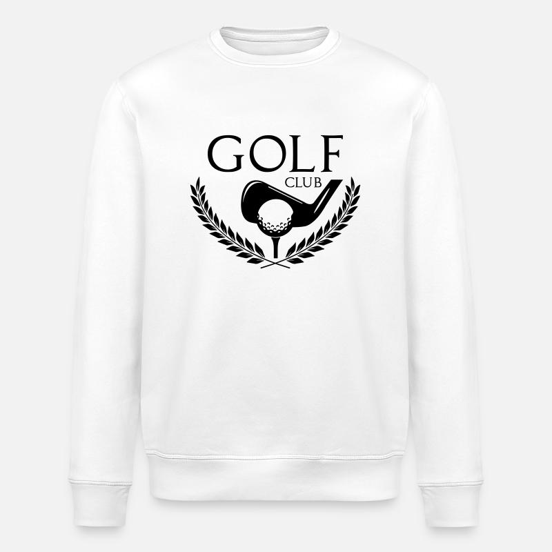 Club de golf - Sweat bio ROLLER Stanley/Stella Unisexe - blanc