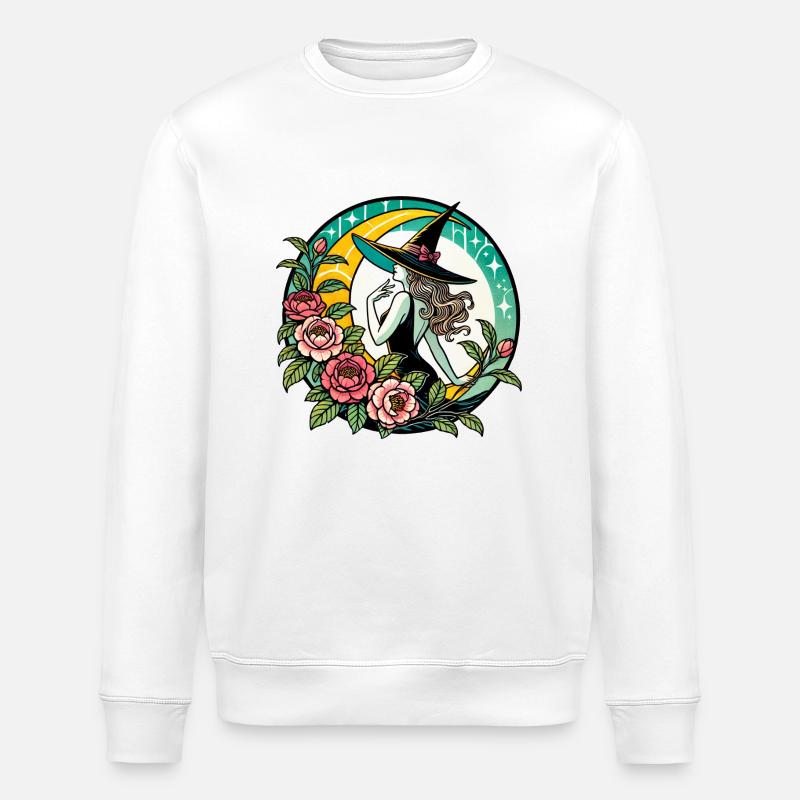 Gartenhexe - Stanley/Stella Unisex Bio-Sweatshirt ROLLER - Weiß