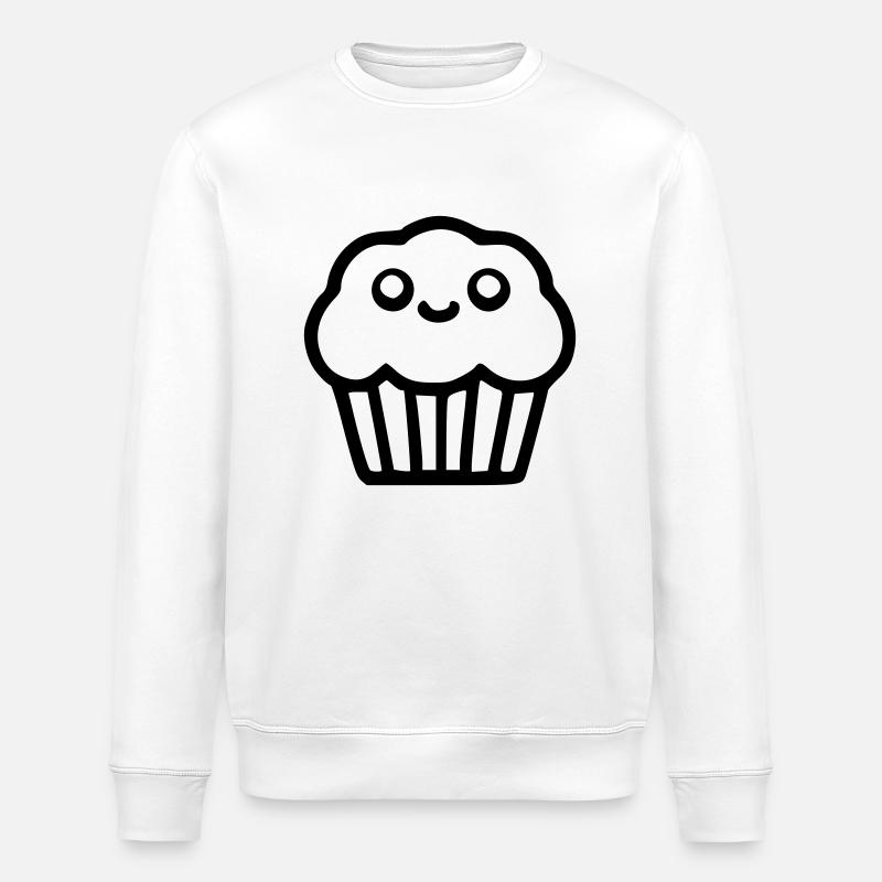 Süßer Muffin - Stanley/Stella Unisex Bio-Sweatshirt ROLLER - Weiß