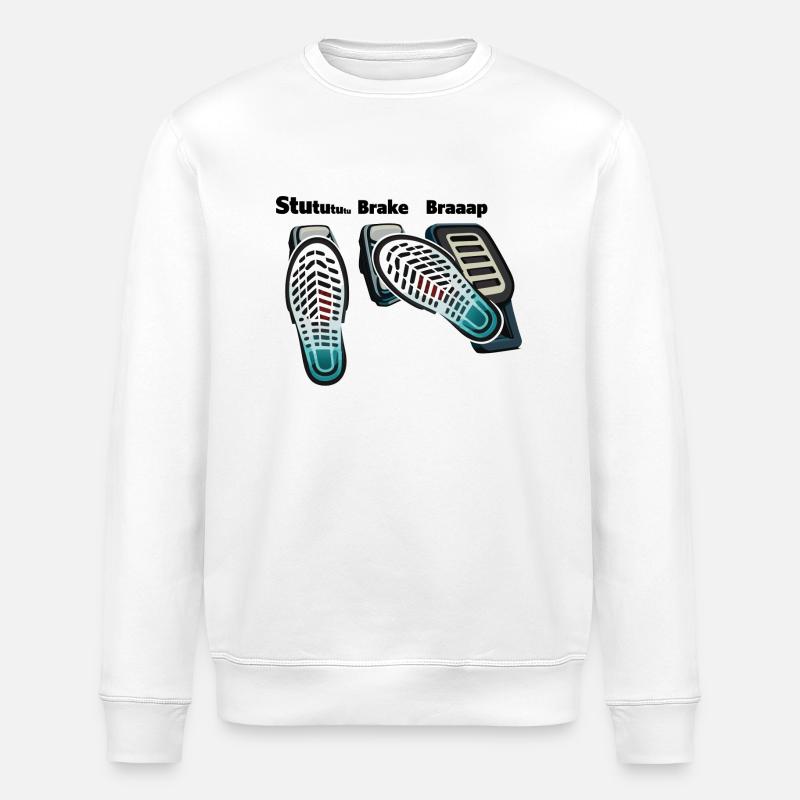 3 Pedals, 1 Love - Stanley/Stella Unisex Bio-Sweatshirt ROLLER - Weiß