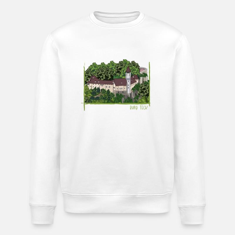 Château de Teck // Illustration - Sweat bio ROLLER Stanley/Stella Unisexe - blanc