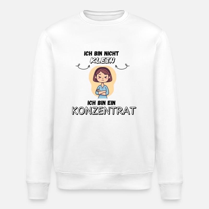 Ich bin nicht klein - Stanley/Stella Unisex Bio-Sweatshirt ROLLER - Weiß