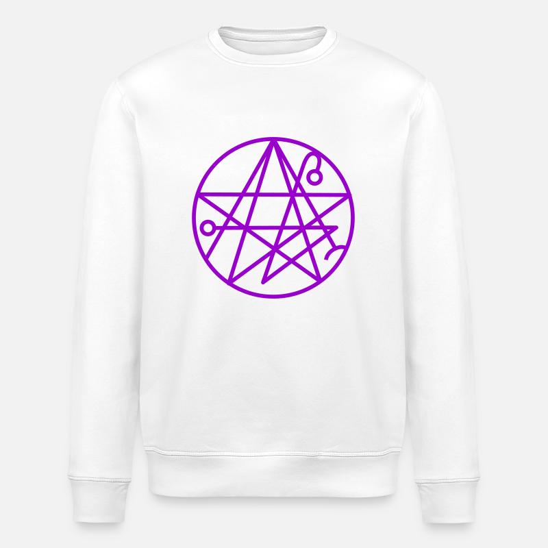 Necronomicon Symbole - Sweat bio ROLLER Stanley/Stella Unisexe - blanc