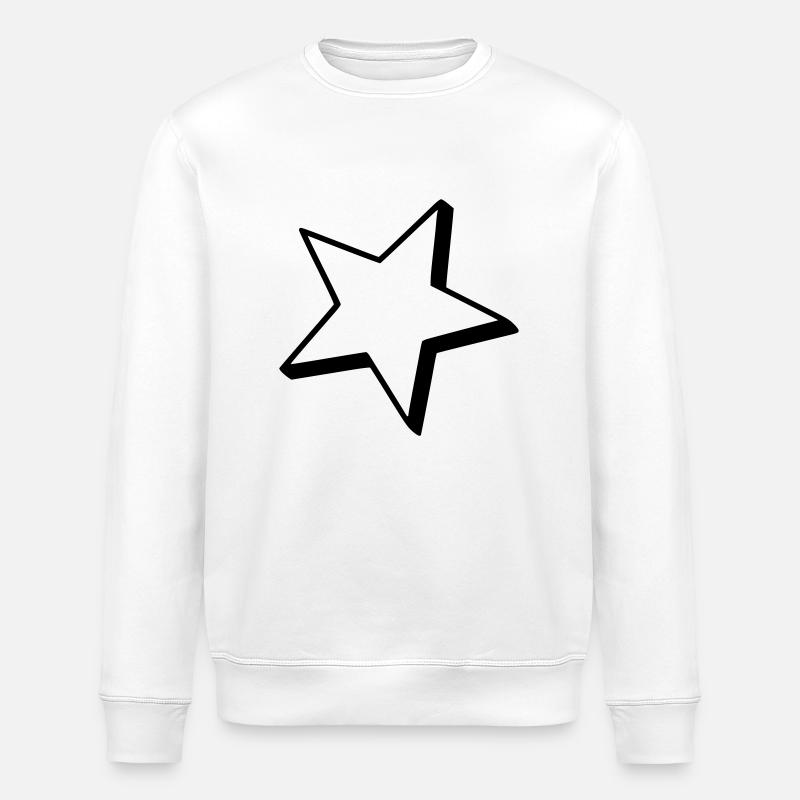 Stern - Stanley/Stella Unisex Bio-Sweatshirt ROLLER - Weiß