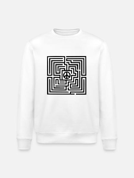 Peace - Stanley/Stella Unisex Bio-Sweatshirt ROLLER - Weiß
