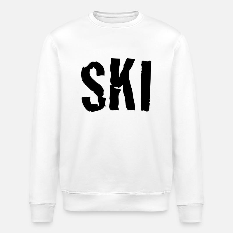 ski - Stanley/Stella Unisex Bio-Sweatshirt ROLLER - Weiß
