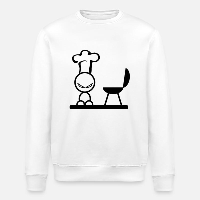 griller - Sweat bio ROLLER Stanley/Stella Unisexe - blanc