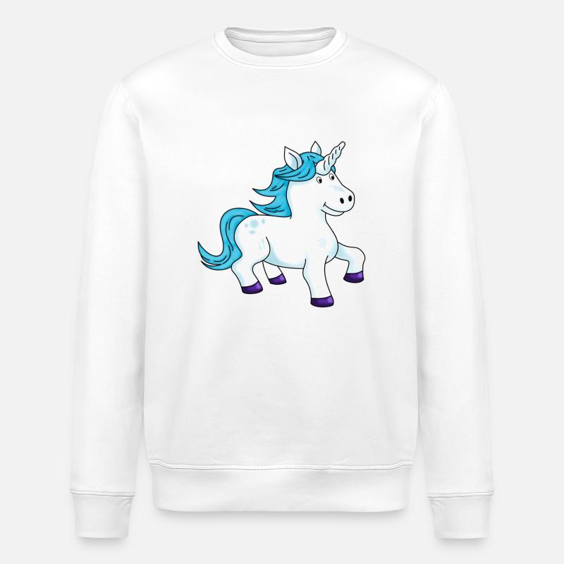 Unicorn - Stanley/Stella Unisex Bio-Sweatshirt ROLLER - Weiß