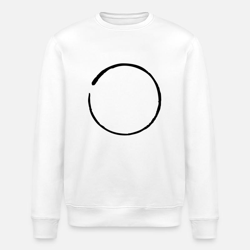 zen yoga - Stanley/Stella Unisex Bio-Sweatshirt ROLLER - Weiß