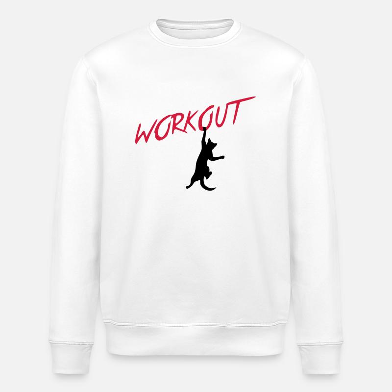 workout - Stanley/Stella Unisex Bio-Sweatshirt ROLLER - Weiß