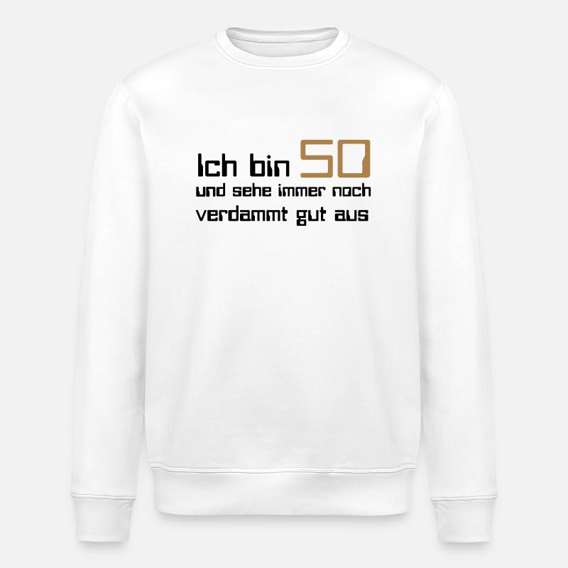 50 - Stanley/Stella Unisex Bio-Sweatshirt ROLLER - Weiß