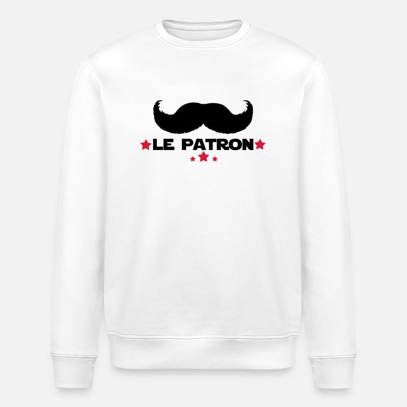 le patron - Sweat bio ROLLER Stanley/Stella Unisexe - blanc