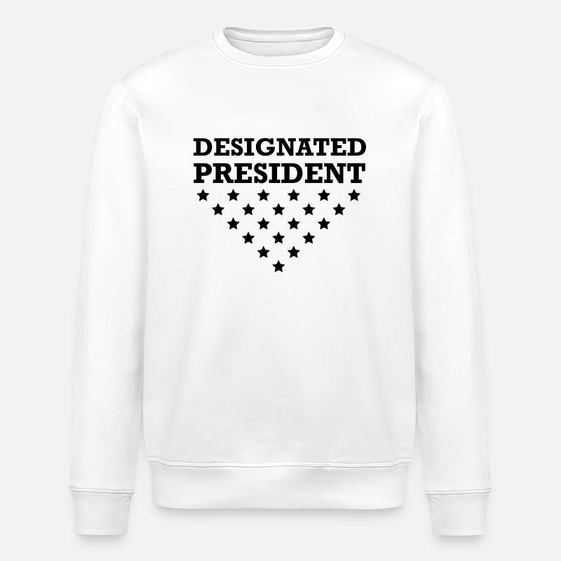 Designated President 1c - Stanley/Stella Unisex Bio-Sweatshirt ROLLER - Weiß
