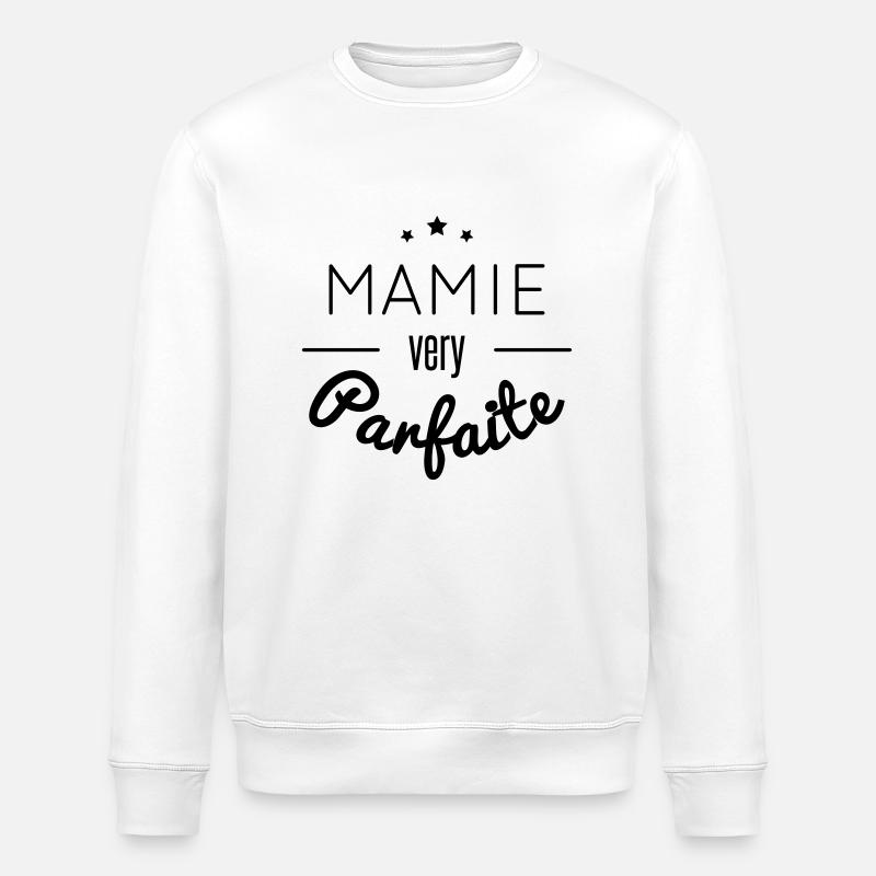 mamie very parfaite - Sweat bio ROLLER Stanley/Stella Unisexe - blanc