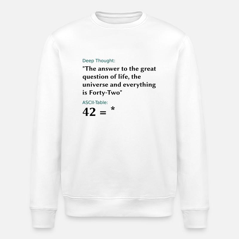 42 = * - Stanley/Stella Unisex Bio-Sweatshirt ROLLER - Weiß