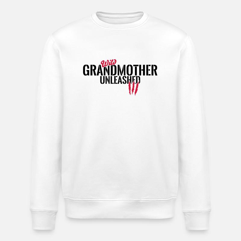 Wilde Oma entfesselt - Stanley/Stella Unisex Bio-Sweatshirt ROLLER - Weiß