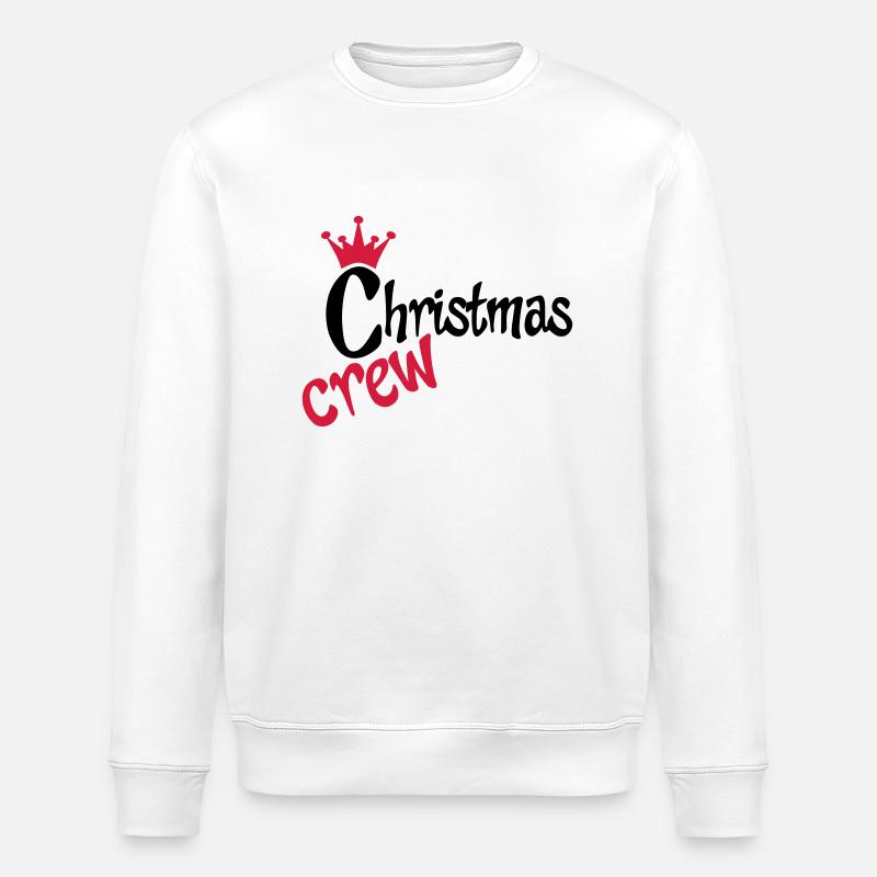 Great design for Christmas - Stanley/Stella ROLLER Unisex Organic Sweatshirt - white