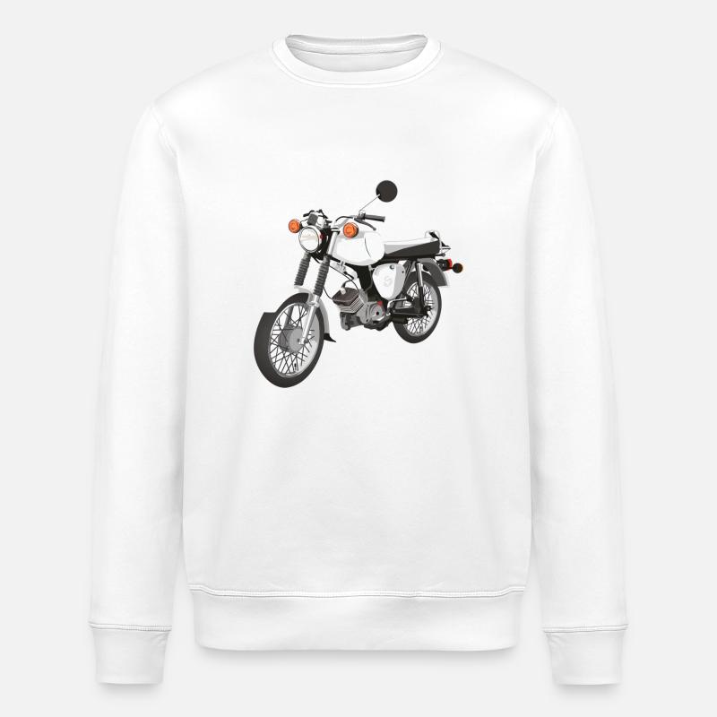 S50 white - Stanley/Stella ROLLER Unisex Organic Sweatshirt - white