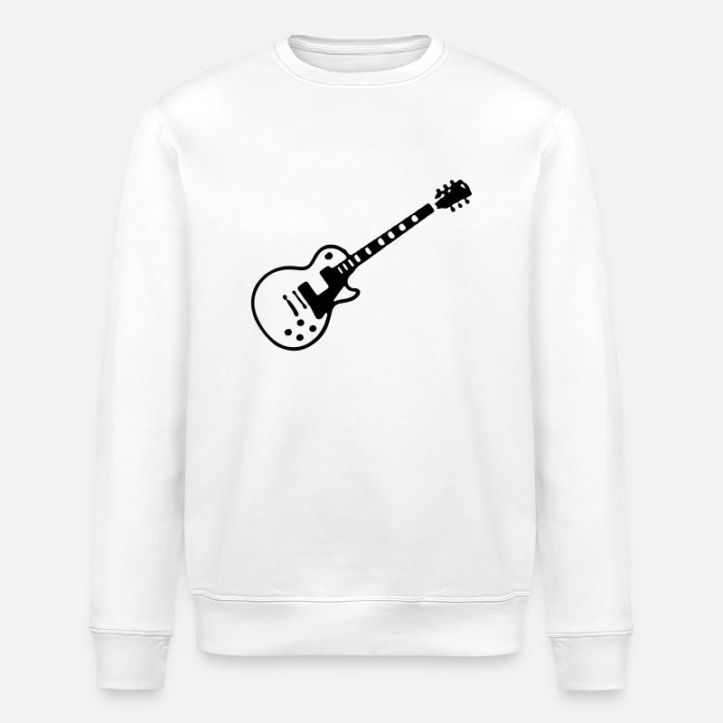 les paul guitar - Sweat bio ROLLER Stanley/Stella Unisexe - blanc